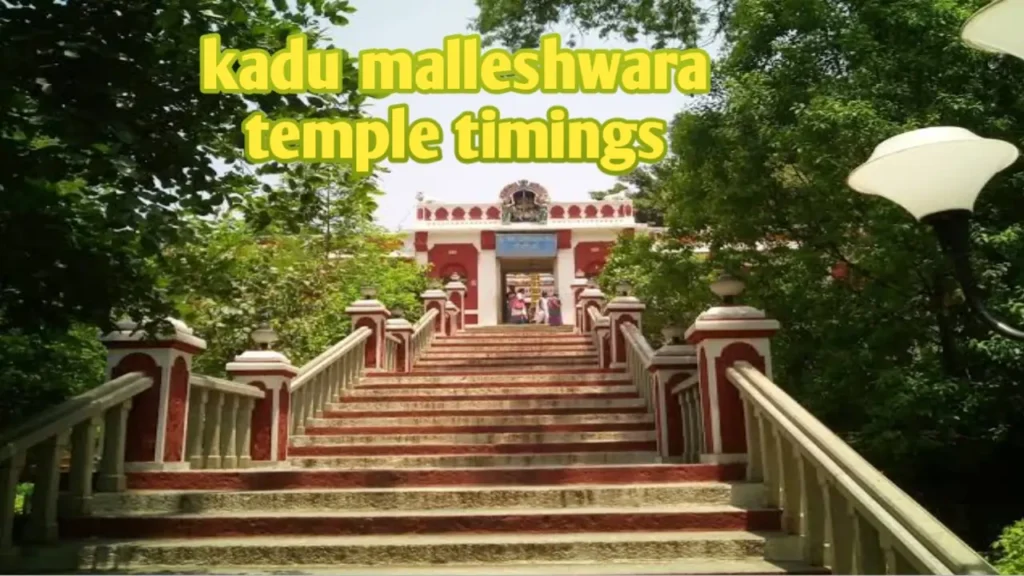 kadu malleshwara temple timings