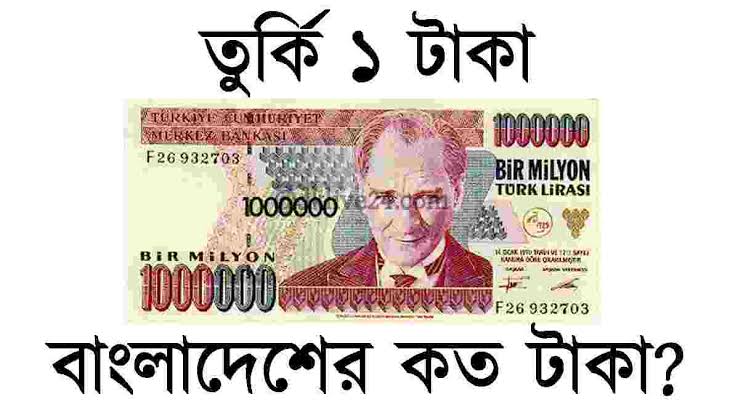 তুর্কি টাকার রেট