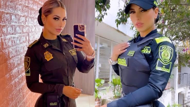 mujer policia video viral