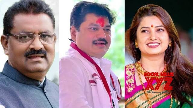 prajakta mali viral video with politician