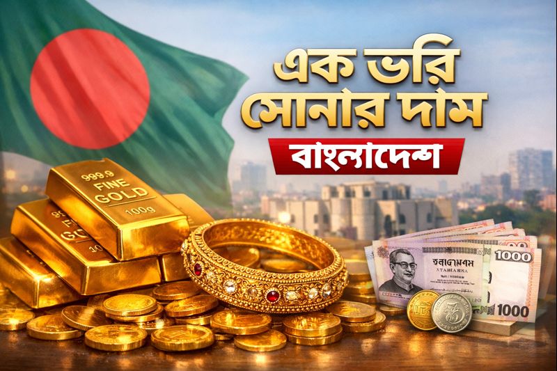 এক ভরি সোনার দাম কত ২০২৬ বাংলাদেশ